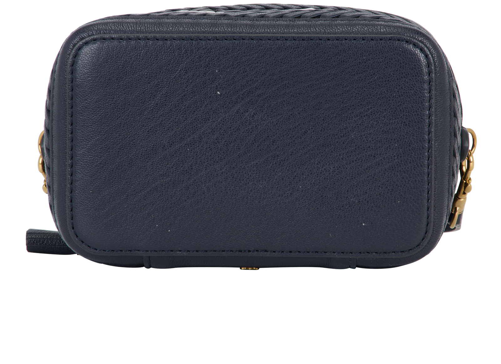 Anya Hindmarch Make Up Bag, &pound;175, Accessories, Blue, Leather, Top view